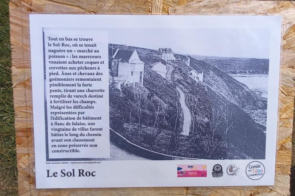 Maison Vue Sur Le Mont Saint Michel Et Sa Baie Champeaux Zewnętrze zdjęcie